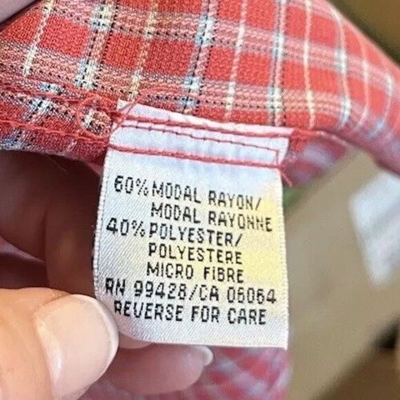 Barbour Shirt Men's XXL Plaid Check Button Up LS Regular Fit - Picture 6 of 8